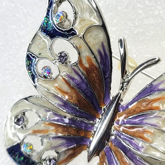 Colorful Butterfly Brooch Pin - Picture 8 of 9